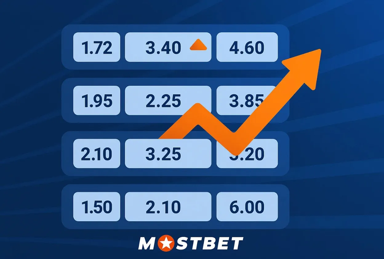Odds em movimento: onde o valor aparece nos mercados da Mostbet